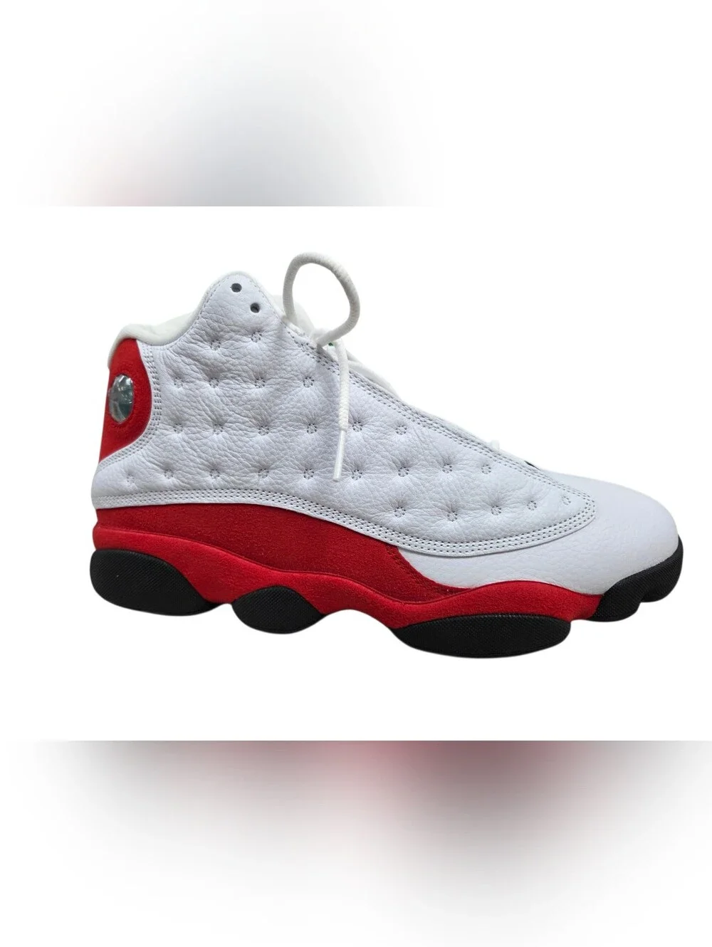 Air Jordan 13 Retro White w/ Red Accent Sneakers